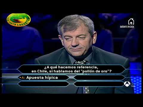 Ataque de risa de Carlos Sobera en Quien Quiere Ser Millonario (Antena 3)