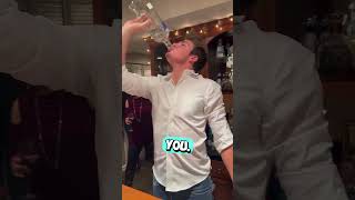 He Proved to His Friends He Could Drink the Entire Bottle 😳 #shorts