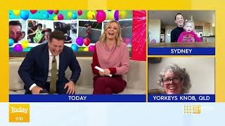 Karl Stefanovic surprised with call from wife and loved ones