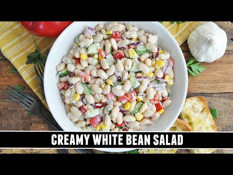 CREAMY White Bean Salad