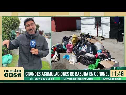 Vecinos de Coronel denuncia gran acumulación de basura