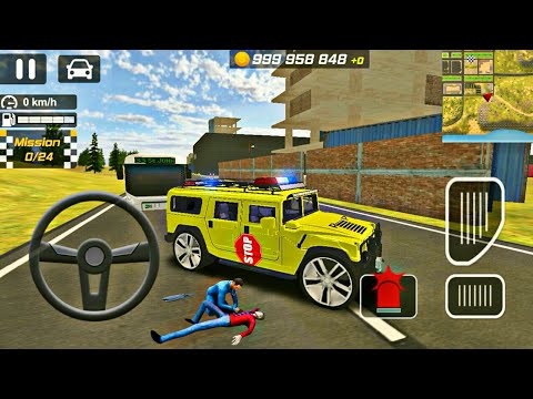 Drift Police Jeep Driving Simulator Game Video - Best Simulator Games - Best Andriod Gameplay - The-