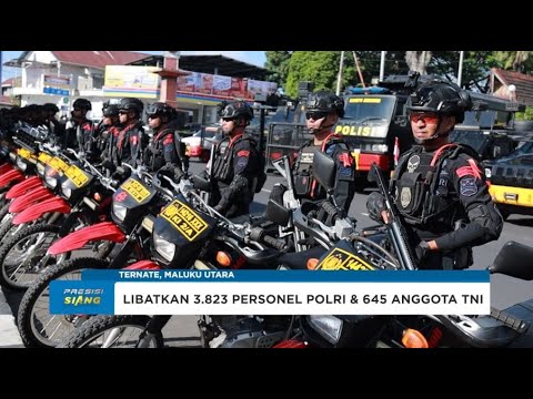 POLDA MALUKU UTARA APEL GELAR PASUKAN OPERASI MANTAP PRAJA KIERAHA