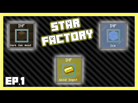 Minecraft Star Factory | INFINITE GOLD, WOOD, ICE CAN MAKE ANYTHING | EP1