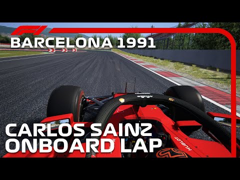 F1 2021 Old Circuit de Barcelona-Catalunya (1991) | Carlos Sainz Onboard | Assetto Corsa