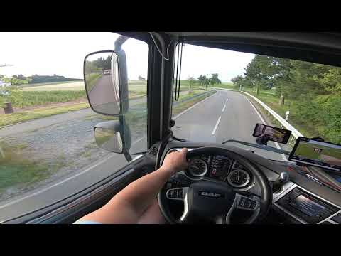 truck driving DAF XF 42