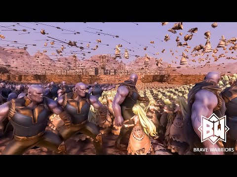 13.000 Queens vs 10.000 Thanos- Ultimate Epic Battle Simulator 2- UEBS 2