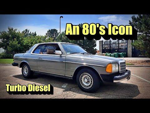The Mercedes 300CD, the ultimate turbo diesel coupe.