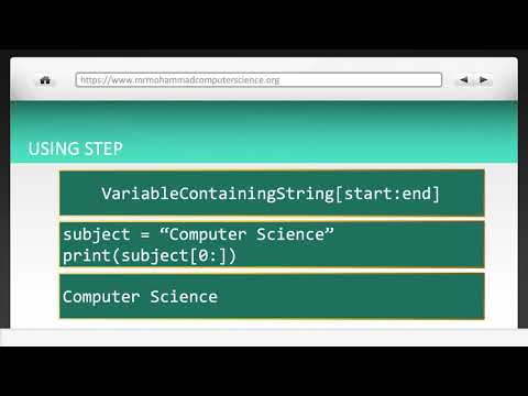 What is a substring? (A Level / GCSE Computer Science / Computing)