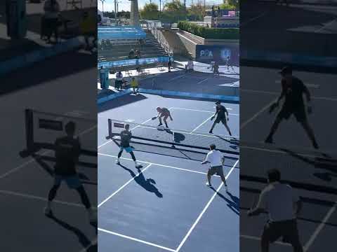 Longest pickleball point ever? INCREDIBLE patience