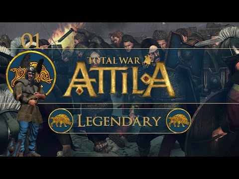 Let's Play Total War: Attila (Legendary) - Picts - Ep.01 - Besieging Eildon!