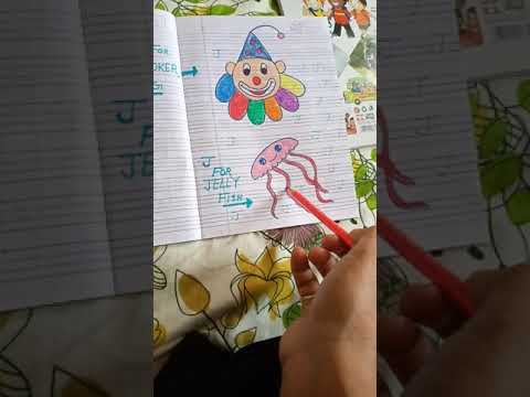 J for jug, 🤡🃏 and J for jellyfish🐙💫✍️