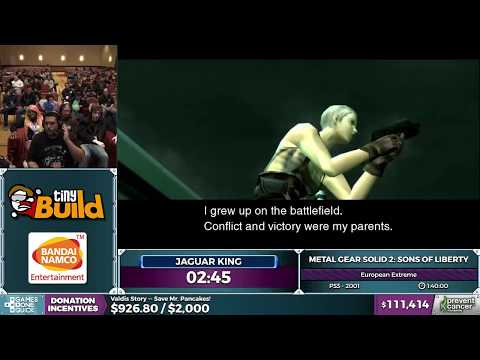 Metal Gear Solid 2 by Jaguar King in 1:32:27 - AGDQ 2017 - Part 9