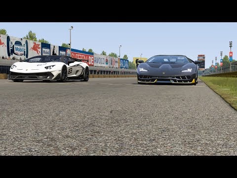 Lamborghini Aventador SVJ 63 vs Lamborghini Centenario at Monza Full Course