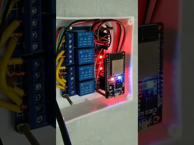 Vídeo relacionado con Fasizi Módulo Relé WiFi Bluetooth ESP32 4 Canales Placa Desarrollo IoT CA 220 V CC 5-30 V Programable ESP32-WROOM-32E para Automatización Hogar Inteligente