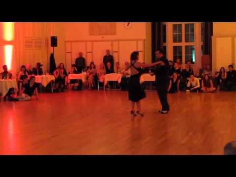  Mariano Frumboli  and  Juana Sepulveda  are  dancing  to  the  nontraditional song  "  Soledad  "  by  Astor Piazzolla