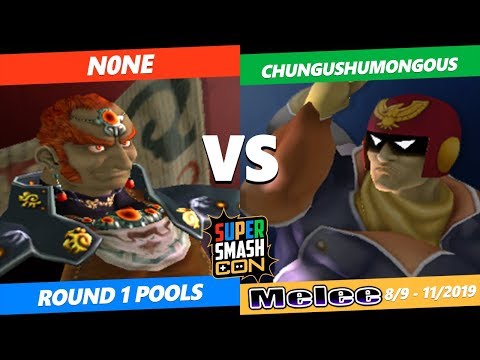 SSC 2019 SSBM -  n0ne (Ganondorf) VS  ChungusHumongous (Captain Falcon) Smash Melee Round 1 Pools