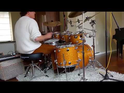 Burnt Orange Glass DW Collectors drums cowbell groove
