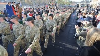 4 RIFLES Soldiers Celebrate Return Home 09.12.13