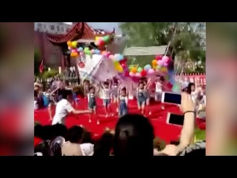 Arab Today- Stage scenery collapses on schoolchildren in Shandong