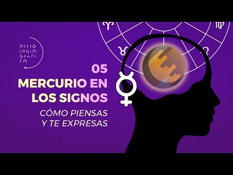 Mercurio en los Signos [05 / ASTROLOGÍA GRÁFICA] Cómo piensas y te expresas