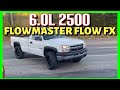 2007 Chevy Silverado 6 0L 2500 EXHAUST W FLOWMASTER FLOW FX