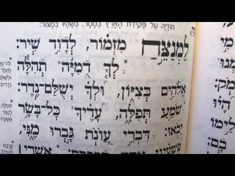 תהלים פרק סה׳ Tehillim perek 65 chapter 65