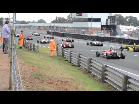 Formula 4, Oulton Park, Start and first lap