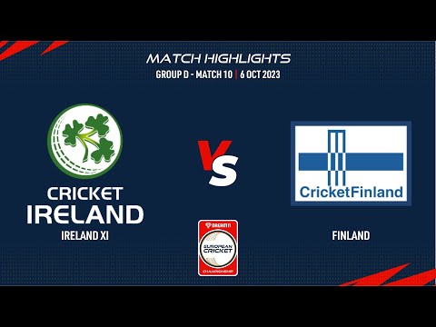 Group D, Match 10 - IRE-XI vs FIN | Highlights | Dream11 ECC23 | 6 Oct 2023 | ECC23.052