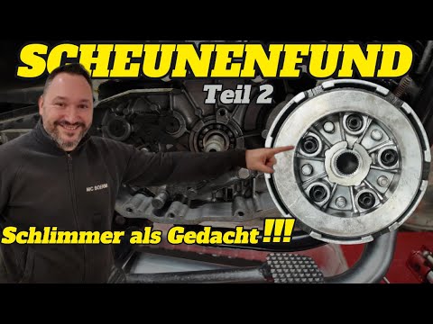 Nur die Kupplung?   Überraschung beim Scheunenfund Zündapp KS80