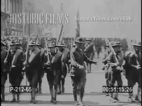 This Was Yesterday - Marching Home, U.S. Troops Return from Mexico 1917