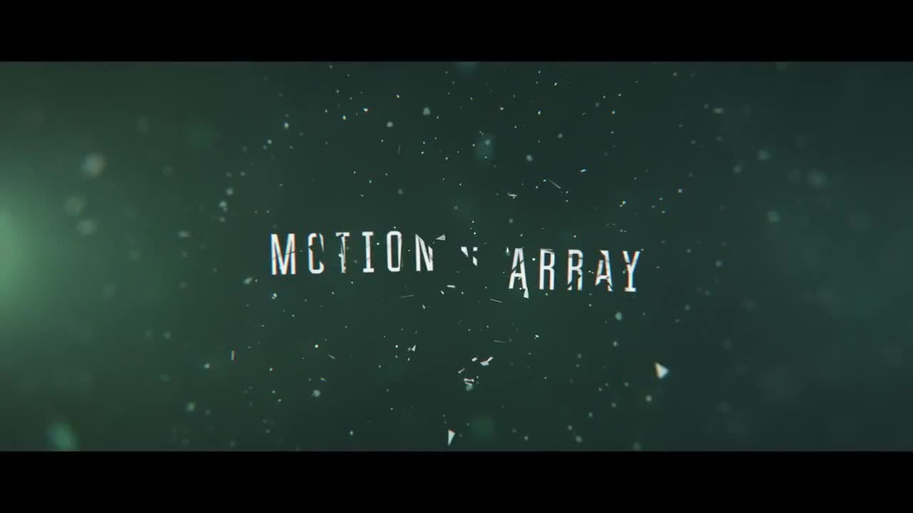 Cinematic Shatter Trailer After Effects Templates