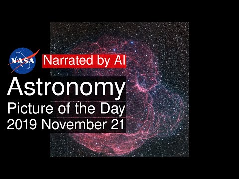 APOD: 2019-11-21 - Simeis 147: Supernova Remnant (Narrated by Joanna)