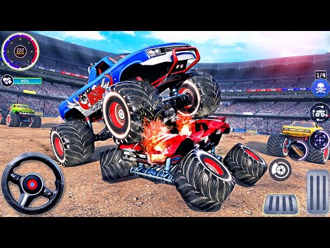 Demolition Derby Monster Truck Stunts - Real Extreme Crash Car Racing 3D - Android GamePlay