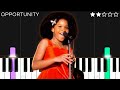 Annie 2014 Opportunity Now Look At Me And This Opportunity EASY Piano Tutorial