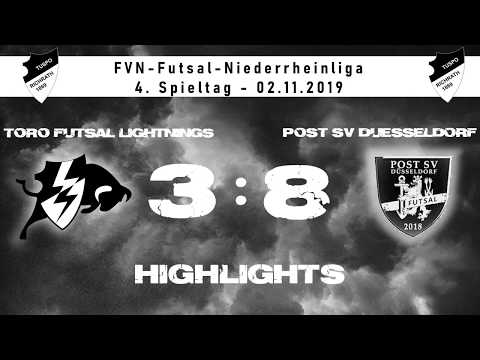 Highlights: Toro Futsal Lightnings - Post SV Düsseldorf (02.11.2019)