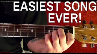 EASIEST SONG EVER IN THE HISTORY OF ROCK!! 🔷Guitar Lesson🔷Beginners