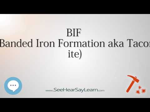 BIF Banded Iron Formation aka Taconite 🔊