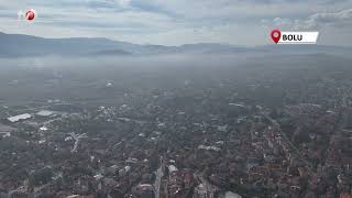 Bolu’yu Sis Tabakası Kapladı