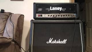 Video thumbnail for Laney GH100TI cranked up in C# by Rocknroller795