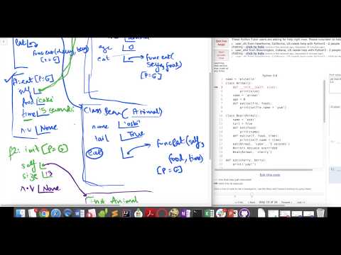 CS 61A: environment diagrams for classes and objects - an example; OOP (object oriented programming)