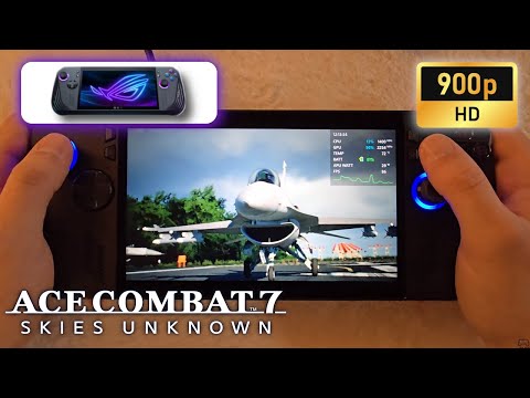 ASUS ROG Ally X | Ace Combat 7: Skies Unknown | 900p | High settings