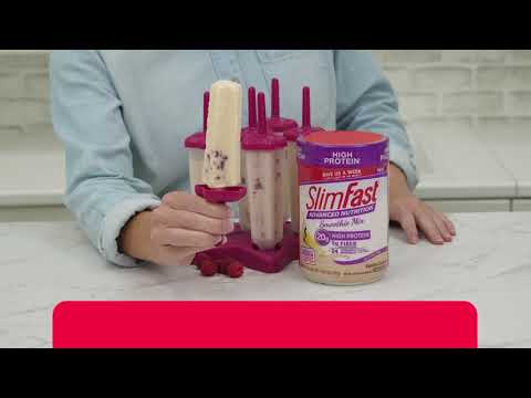 SlimFast White Chocolate Raspberry Pops