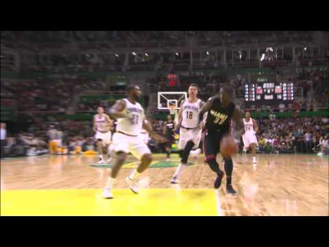 Miami's James Ennis Makes Double Clutched Layup