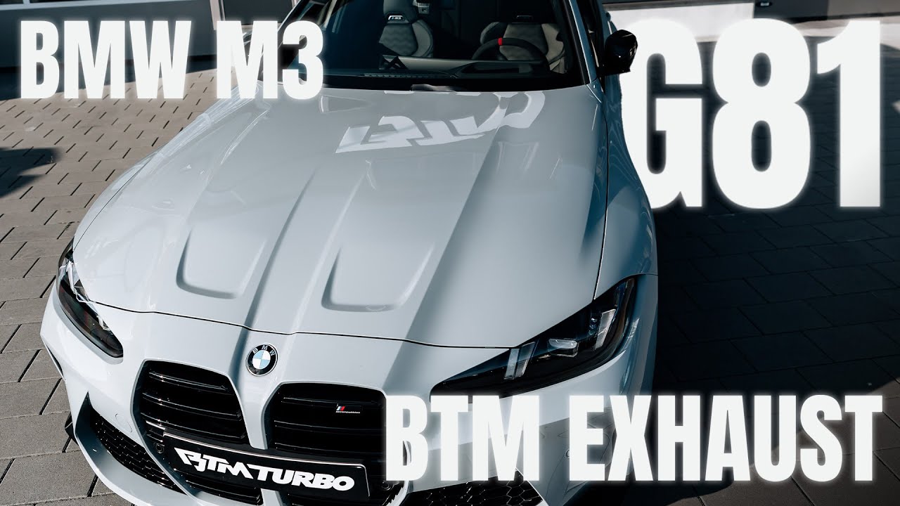 BMW M3 Touring - This BMW M3 G81 facelift will receive our exhaust system immediately after deliv...