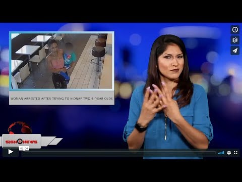 Woman arrested after trying to kidnap two 4-year olds (ASL - 5.16.19)