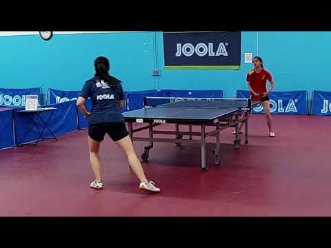 Ava (2288) vs Angie (2201) in T2 Challenge Trial at ICC Table Tennis Center on 11-26-2020