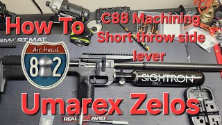 How to Umarex Zelos (C88 machining short throw side lever)