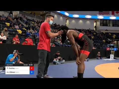 97 Kg Quarterfinal Timothy Dudley Sunkist Kids Wrestling Club Vs Hayden Zillmer Gopher Wrestling C