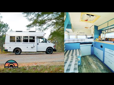 DIY Mini School Bus Conversion Tiny House - $13k Budget Van Life
